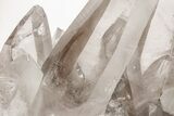 Smoky Lemurian Quartz Crystal Cluster - Large Crystals #212486-7